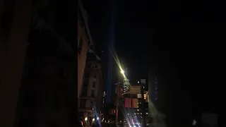 9/11 Tribute  lights 2021 NYC