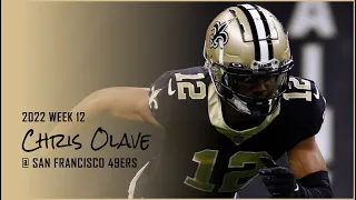 Chris Olave WR New Orleans Saints | Every target and catch | 2022 | Week 12 @ San Francisco 49ers