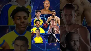 Ronaldo & İshowspeed & Ronaldo Jr VS Jason Statham & Yuri Boyka & Andrew Tate 🥊😲🔥