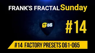 Franks Fractal Sunday #14 | Factory Presets #061-065 | Frank Steffen Mueller