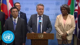 Ukraine and other Member States on the Kakhovka dam - Security Council Media Stakeout (8 June 2023)