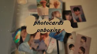 распаковка карт бтс / bts photocards unboxing