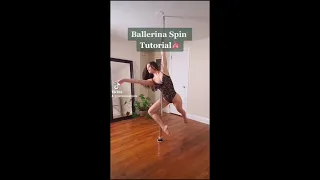 Pole Dance Tutorial - Ballerina Spin