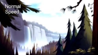 Gravity Falls Opening Theme - Normal, 150%, 200%, 250%, 300%, 80%, 50% Speed