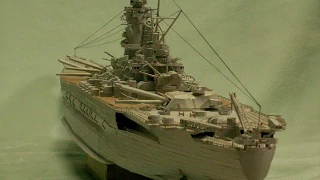 Papercraft IJN Battleship YAMATO  空き箱で作る、戦艦大和