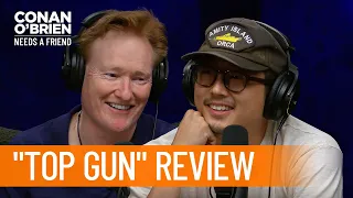 Steven Yeun & Conan's Review Of "Top Gun: Maverick" | Conan O’Brien Needs a Friend