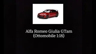 Alfa Romeo Giulia GTam - Ottomobile 1:18