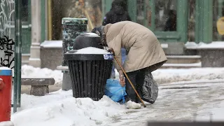 Vivre dans la rue par temps de grand froid