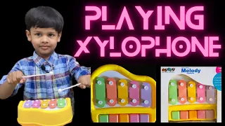 Adrik Got New Xylophone | Piano Xylophone | Xylophone Music Instrument | Xylophone For Kids