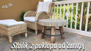 Ako urobiť stolík z poklopu od žumpy. Svojpomocne. vlog_96