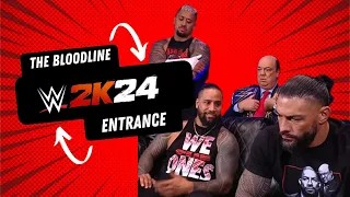 WWE 2K24 - The Bloodline 4 Man Entrance!