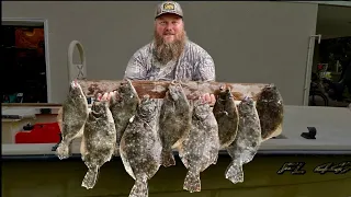 Epic FLOUNDER gigging and whole fried recipe! {Catch, Clean, Cook}