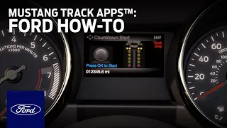 Track Apps™: Mustang | Ford How-To | Ford