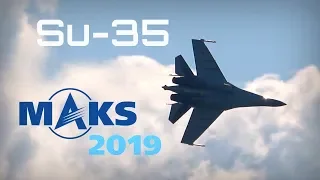 MAKS 2019 ✈️ SU-35 CANCELS GRAVITY!! - HD 50fps