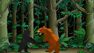 Gorilla vs Grizzly Bear