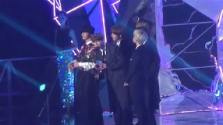 181106 2018 MGA (MBC플러스 X 지니뮤직 어워드) 방탄소년단 (BTS) 남자부문 댄스상 수상소감