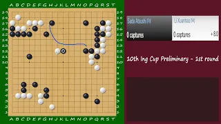 [EN/FR] 10th Ing Cup preliminary - 1st round : Sada Atsushi vs Li Xuanhao