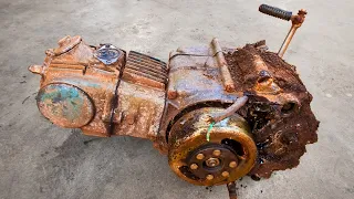1978 Super Cub C50 Engine RESTORATION | Restoration of 1978 Honda Super Cub C50 Part2