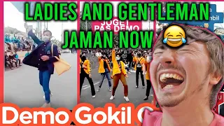 BULE 🇩🇪 REAKSI KE KELAKUAN GOKIL PAS DEMO WARGA TIKTOK PART 1 !! +62 BIKIN NGAKAK TROS!