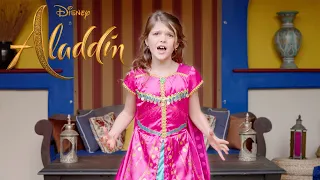Aladdin - SPEECHLESS by Miriam at 8 years old (Naomi Scott)