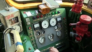 Пульт машинистa тепловоза ТЭП60 / Locomotive driver console of TEP60 locomotive