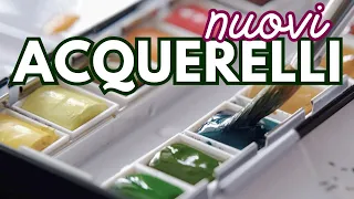 Provare dei nuovi acquerelli - Art Vlog: Winsor&Newton Professional Watercolor