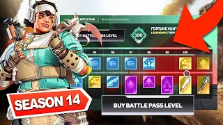 Buying All 100 Tiers In Apex Legends Season 14 Hunted Battle Pass