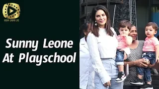 Sunny Leone With Kids at Playschool | IndianCinema Live