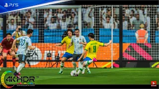 FIFA 22 World Cup Qualifying! Brazil vs Argentina 4K60FPS! PS5 Gameplay