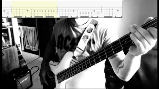 Nirvana - In Bloom (bass cover with play along tabs)