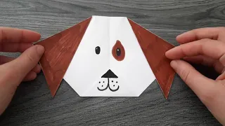 Chien en origami - Bricolage pour enfants 5