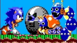 Sonic Chaos (Master System) All Bosses (No Damage)