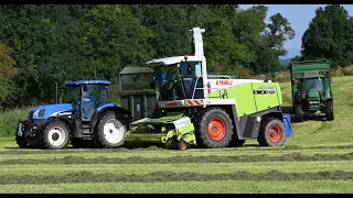 Cumbrian Silage 2023 - Lifting Grass with Claas Jaguar 870 and John Deere, New Holland & Masseys