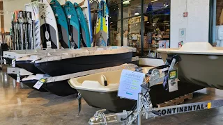 Kayaks and Small Boats at Bass Pro Shops
