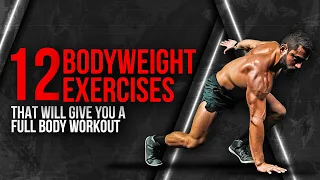 ‼️12 Bodyweight Exercises That Will Give You a Full Body Workout‼️