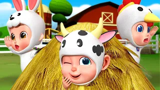 Old Macdonal Had A Farm + Wheels On The Bus Go | More Nursery Rhymes & Rosoo Kids Songs