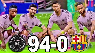 PS5 l FC 24 - RONALDO , MESSI ,  HAALAND , MBAPPE  All Stars | INTER MIAMI VS FC BARCELONA