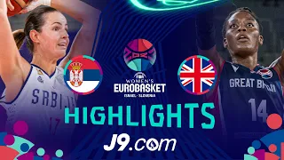 Serbia 🇷🇸 vs Great Britain 🇬🇧 | J9 Highlights | FIBA #EuroBasketWomen 2023