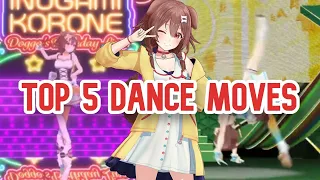 Top 5 Korone Dance Moves