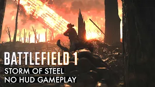 Battlefield 1 - Storm of Steel No HUD Gameplay - Intense World War 1 Action - PS5 Capture