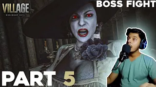 Lady Dimitrescu Boss Fight | Resident Evil 8 Village Urdu/Hindi Gameplay | Part 5