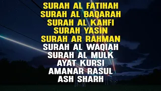 MUROTTAL QURAN MERDU - Al Fatihah Al Baqarah Al Kahf Yasin Ar Rahman Al Waqiah Al Mulk Ayat Kursi