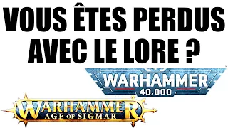 APPRENDRE L'HISTOIRE DE WARHAMMER 40K ou AOS FACILEMENT ? EN PROFONDEUR ? JE VOUS EXPLIQUE COMMENT