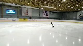 Figure skating, six years old, Sasha from Russia. Improvisation 26.11.20