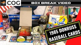 1985 Donruss Baseball Card Box Break - Roger Clemens, Kirby Puckett Rookie Card Search Again