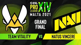 CS:GO - Team Vitality vs. Natus Vincere [Dust2] Map 1 - ESL Pro League Season 14 - Grand Final