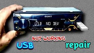 sony dsx a110u sony car music system usb not working repair