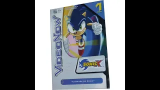 Opening & Closing To Sonic X: L 'Arrivee De Sonic 2004 Videonow Color Disc (France Copy)
