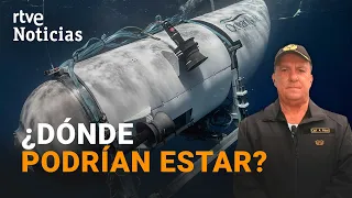 TITAN: "Pudo ENCONTRARSE con los RESTOS del TITANIC y GOLPEARSE o ENGANCHARSE" | RTVE Noticias