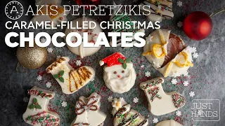 Caramel-Filled Christmas Chocolates | Akis Petretzikis